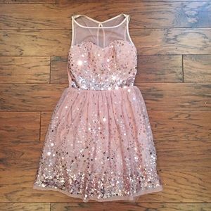 Pink Sequin Dress